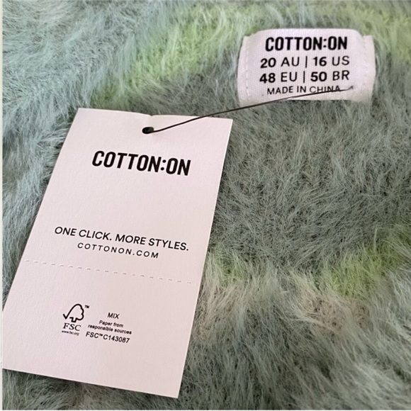 Cotton:On Curve Color Fluffy Rib Cardigan - Picture 9 of 16